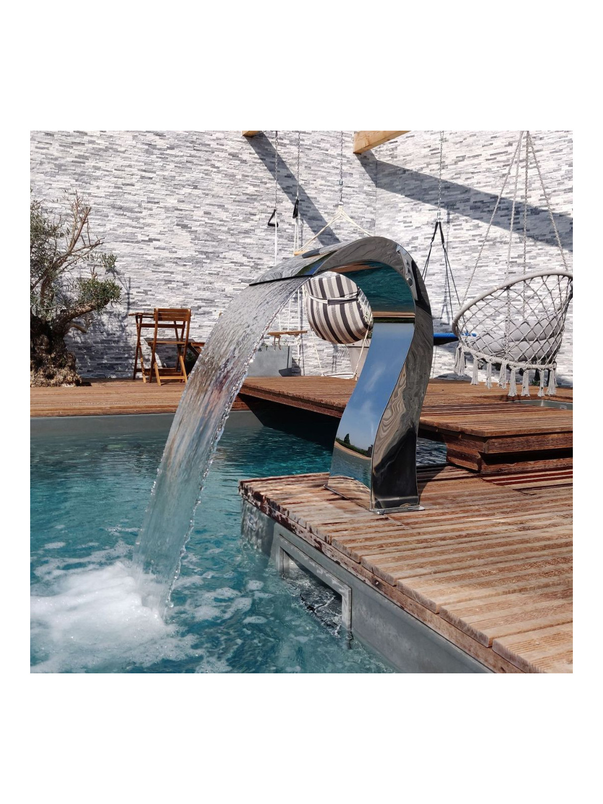 Cascade Demi Coeur H80.5cm (Livraison fin septembre)