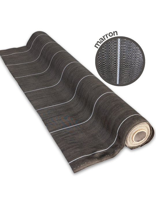 Vente au mètre Marron 130gr/m2