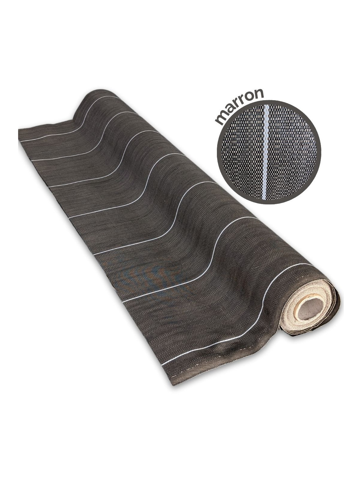 Vente au mètre Marron 130gr/m2