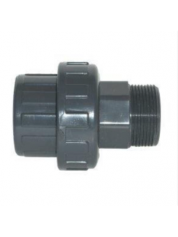 Union filetée 3 pièces à coller d'un côté et visser de l'autre