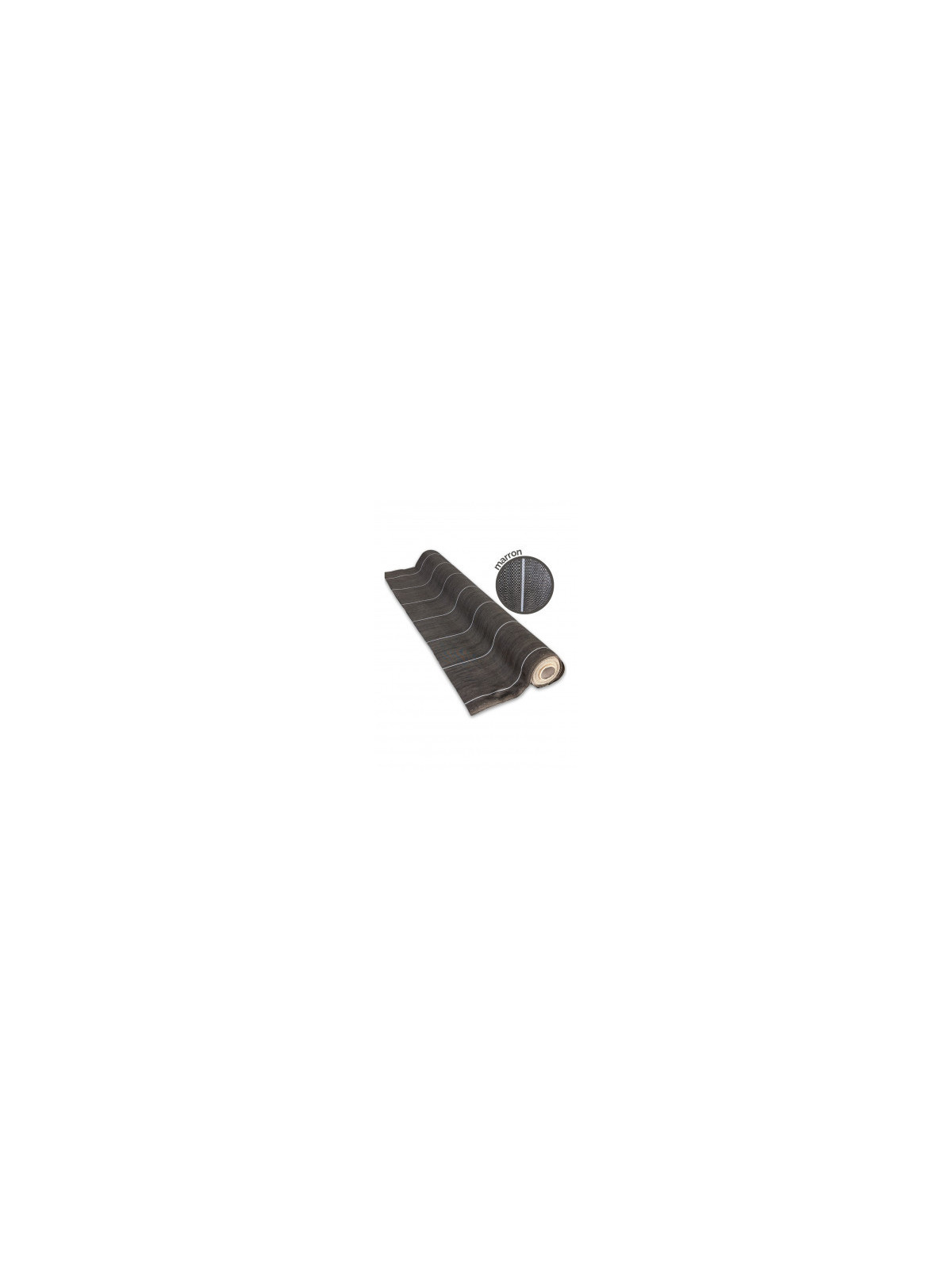 Largeur 3,30m Marron 130gr/m²
