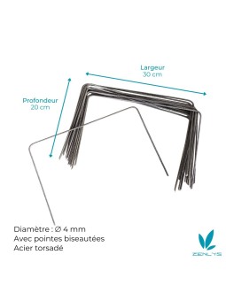 Agrafes XL 20cm/30cm/20cm