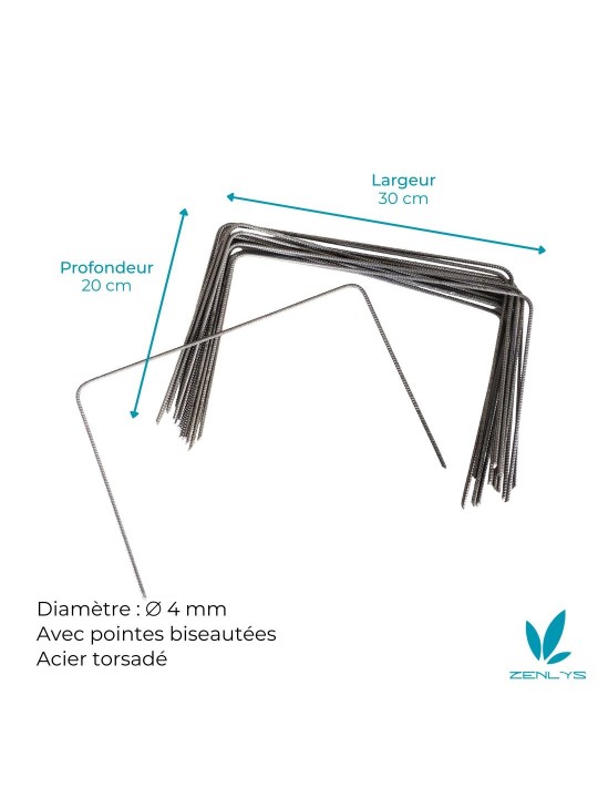 Agrafes XL 20cm/30cm/20cm