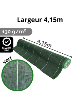 Largeur 4,15m Vert 130gr/m² Toile de paillage
