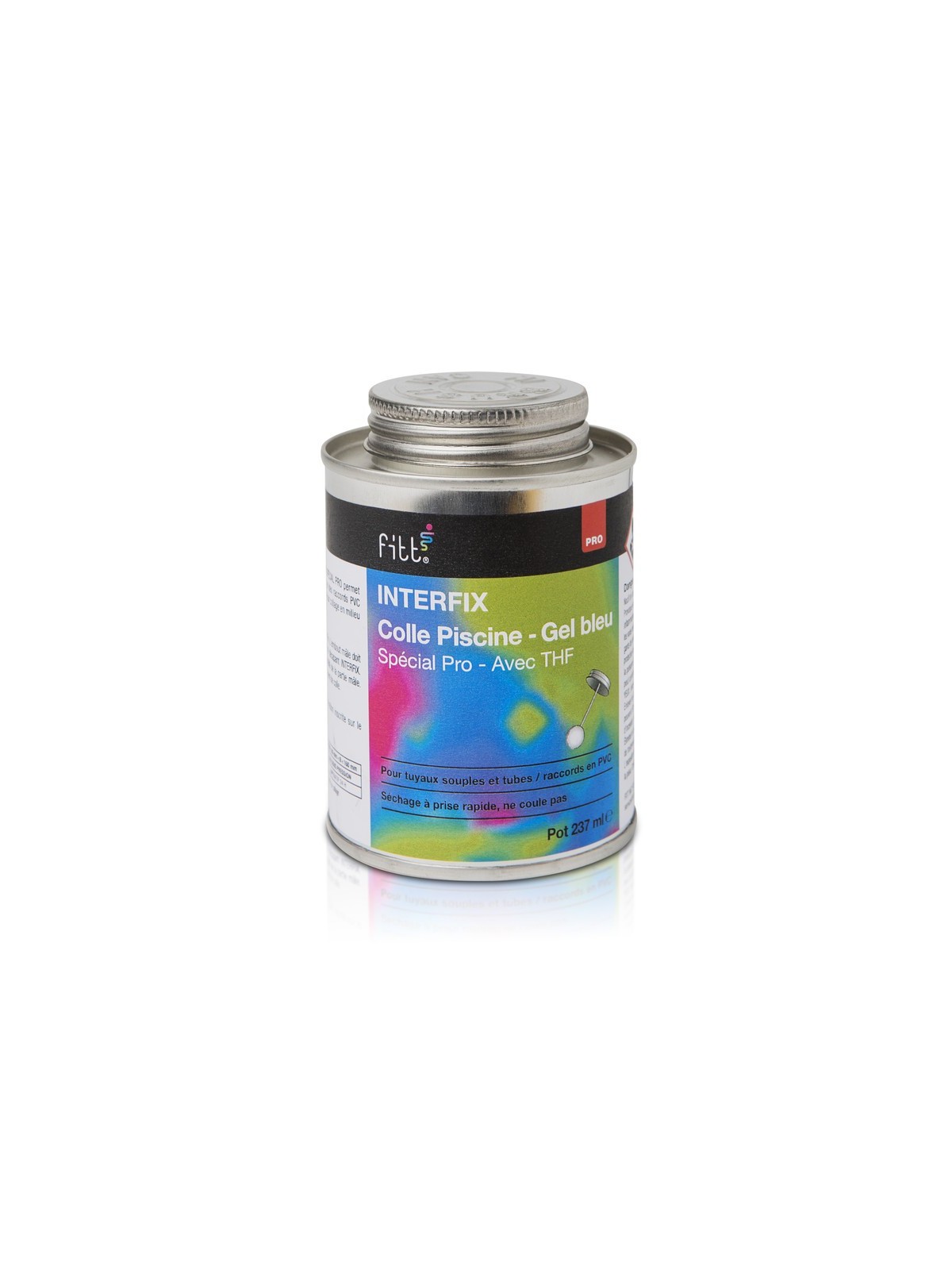 Colle avec THF FITT Spécial Pro GEL BLEU POT avec pinceau 237ml