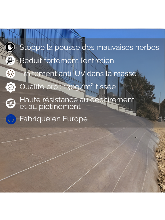 Vente au mètre Marron 130gr/m2